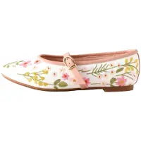 Next Ballerines olive / rose ancienne / rose clair / blanc