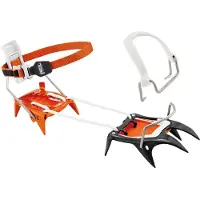 Petzl - Crampons de ski de randonnée - Irvis Hybrid Leverlock Universel en Aluminium - Orange