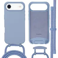 IMoshion Coque arrière Color avec cordon amovible et MagSafe pour Apple iPhone Air - Ash Blue
