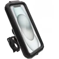 IMoshion Phone Holder Bicycle Waterproof - Support pour téléphone portable - Accessoires pour vélo - Rotation à 360 degrés - Universel - Convient également aux scooters et aux motos - Noir