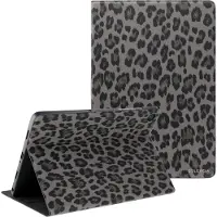 Selencia Coque tablette Sabi avec imprimé léopard Samsung Galaxy Tab A11 Plus - Midnight Black