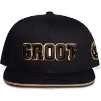 Difuzed Hommes, Casquette, Groot - Men's Snapback Cap, Noir, (Taille unique)