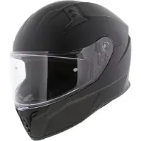 Vito Casque intégral Marelli avec système Pinlock et ventilation | Casque moto intégral | Homologation ECE R22-06 | Noir mat | Taille M (57-58 cm)