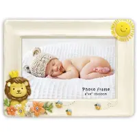 Zep Cadre enfant Simba 10x15 cm résine fleurs abeilles format horizontal
