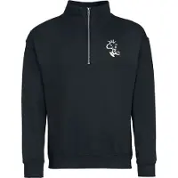 Peanuts Sweat-shirt de - Peanuts - Woodstock - Pull Semi-Zip - S - 3XL - pour Homme - noir - Taille L