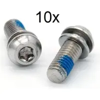 Galfer Bl002 Screws Disc Brake Caliper Adapter 20 Units Argenté M6x16