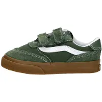 Vans Brooklyn LS V Klittenband Laag - Groen - Maat 22