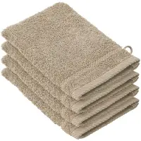 De Witte Lietaer Gant de Toilette De Witte Lietaer Stephanie Humus (Lot de 4)