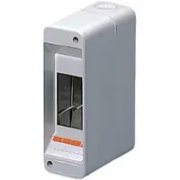 SOLAR PLUS GEWI GW40028 Petit tableau de distribution AP sans porte, IP40, 250 x 215 x 95 mm, 1 x 12 TE, sans (Boîtier), Accessoires électroniques + boîtier, Blanc