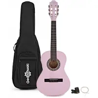 Gear4Music Pack avec Guitare Classique Junior 1/2 par Rose