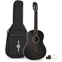 Gear4Music Pack avec Guitare Classique par Noir