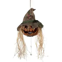 Europalms Halloween Verfluchter Kürbiskopf, 70cm