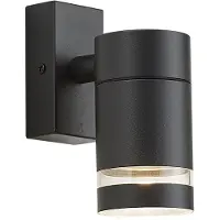 QAZQA Applique murale d'extérieur moderne noire IP44 - Ensam