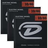 Dunlop Nickel Plated Steel Pack de 3 Medium 10-46