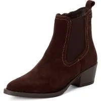 Tamaris Chelsea Boots brun foncé