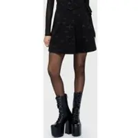 Killstar Jupe courte Gothic de - Beneath the Eclipse - Ethereal Night - Jupe - XS - 4XL - pour Femme - noir - Taille S