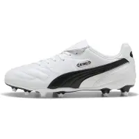 Puma Unisexe, Chaussures de football, King Liga Fg/Ag (44), Noir, Blanc