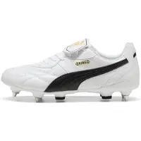Puma Chaussure de foot 'King Top MxSG' noir / blanc