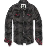 Brandit Chemise marron / moka / rouge / noir