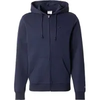 Champion Hommes, Pull-over, Sweat à capuche avec fermeture éclair sur toute la longueur, Bleu, (XXL)