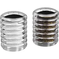 Cole & Mason Salière et poivrière en acier inoxydable | 7 cm
