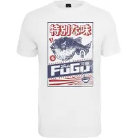 Mister tee T-Shirt 'Fugu' bleu / rouge / blanc