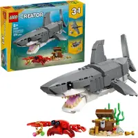 LEGO Creator 3 en 1 Requin féroce avec coffre au trésor 31381