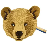 Doing Goods Tapis en forme de tête d'ours Bruno L