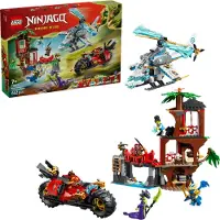 LEGO NINJAGO - La Cabane et les Véhicules des Ninjas 71857