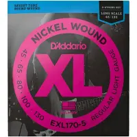 D'Addario EXL170-5 Nickel Wound Long Scale Light 5C 45-130