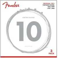 Fender SuperSonic 150R Guitar Strings Pure Nickel Ball End Gauges .010-.046 (3-Pack)