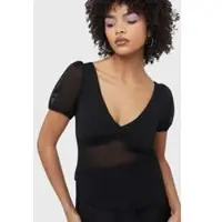 Killstar Top Gothic de - Beneath the Eclipse - Haut - S - XXL - pour Femme - noir - Taille XXL
