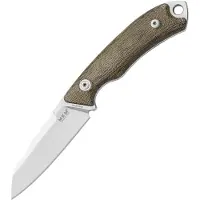 MKM Knives MKM Pocket Tango 2 Lambsfoot PT2-GC Green Canvas Micarta, couteau fixe, David C. Andersen design
