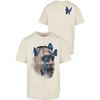 Mister tee T-Shirt crème / beige clair / azur / noir