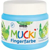 Mucki C.Gouache aux Doigts "MUCKI", marron, 150 ml, a base