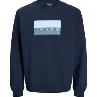 Jack & Jones Sweat-shirt 'JCOFUSION' bleu marine / opal / bleu clair