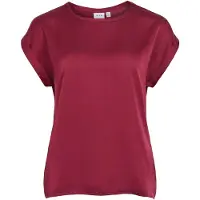 Vila T-shirt 'VIELLETTE' lie de vin