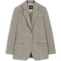BOSS Blazer Regular en laine mélangée