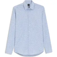 BOSS Chemise Regular en coton stretch imprimé