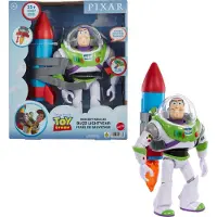 Mattel Toy Story Buzz l'éclair parlant avec fusée 26 cm