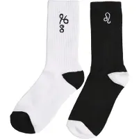 Urban Classics Chaussettes 'Zodiac' noir / blanc