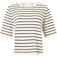 Vila Pull-over 'VIMalu' crème / bleu foncé