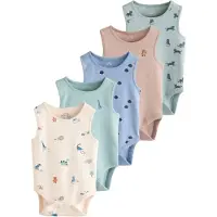 Next Barboteuse / body beige clair / bleu roi / brocart / vert pastel