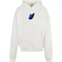 MT Sweat-shirt 'Le Papillon' crème / bleu / noisette / noir