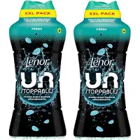 Lenor Perles parfumées - Unstoppables Fresh - XXL 735 g - 2 pièces - Jusqu'à 12 semaines de fraîcheur
