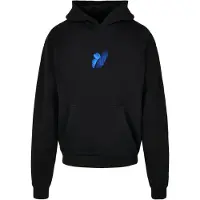 Mister tee Sweat-shirt 'Le Papillon' bleu / gris / noir