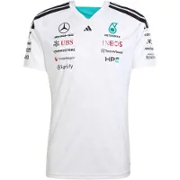 Adidas T-Shirt fonctionnel 'Mercedes-Amg Petronas Formula 1 Team Driver' aqua / rouge / noir / blanc
