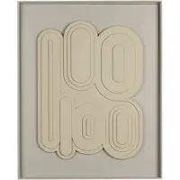 Zuiver August Wall Art Riz brun