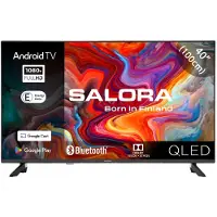 Salora QLED40TV, 101,6 cm (40"), 1920 x 1080 Pixel, QLED, Smart-TV, WLAN, Schwarz