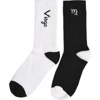 Mister tee Chaussettes 'Zodiac' noir / blanc